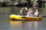 שייט קיאקים בירדן השקט
