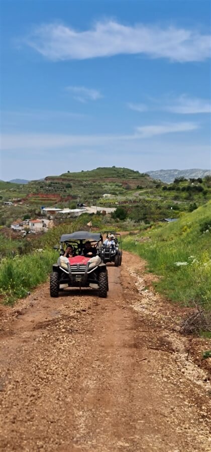 טיולי באגי בחרמון - Road Up