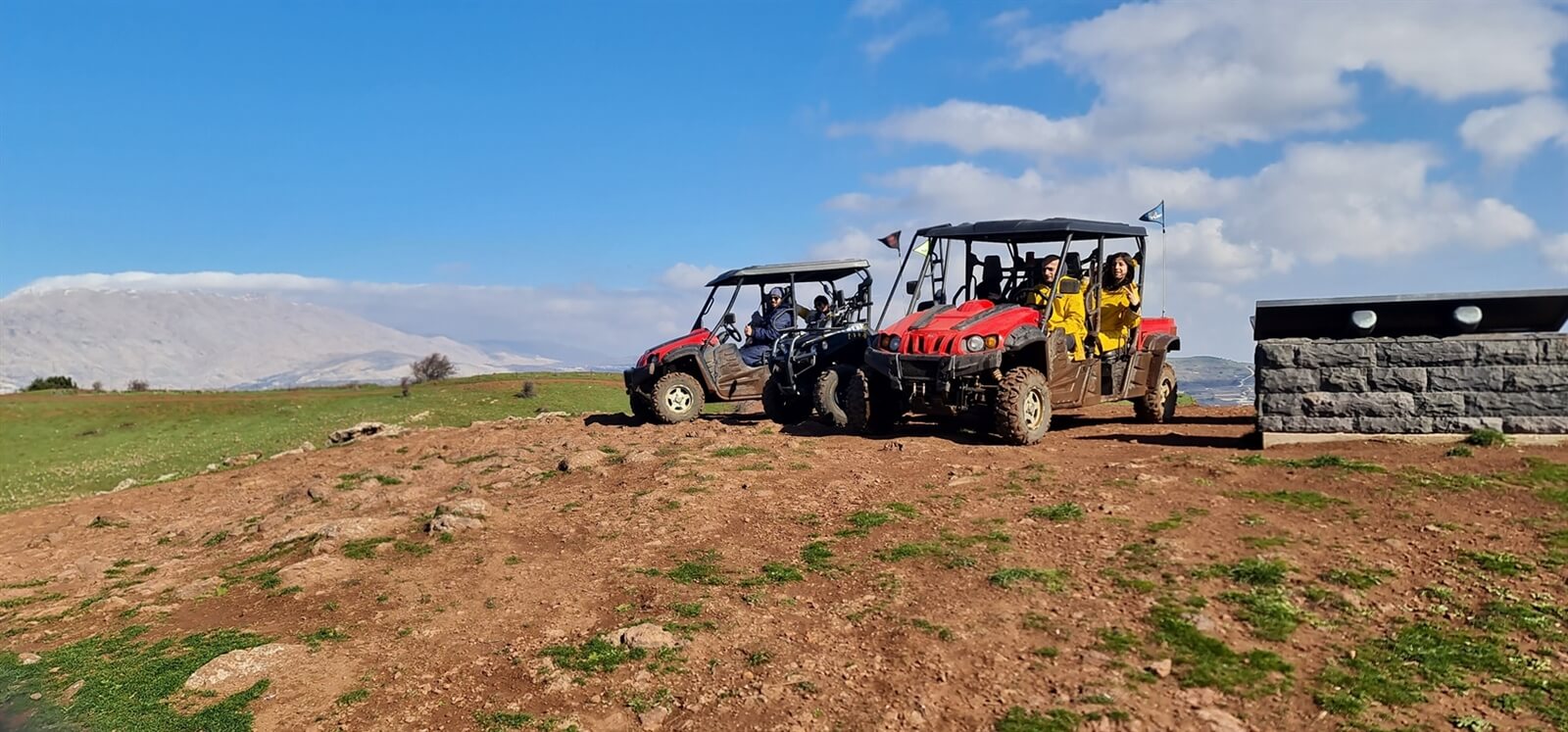 טיולי באגי בחרמון - Road Up