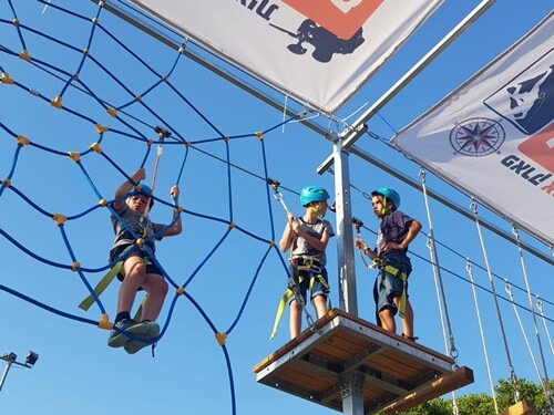 אדרנלין בשטח פארק אתגרים