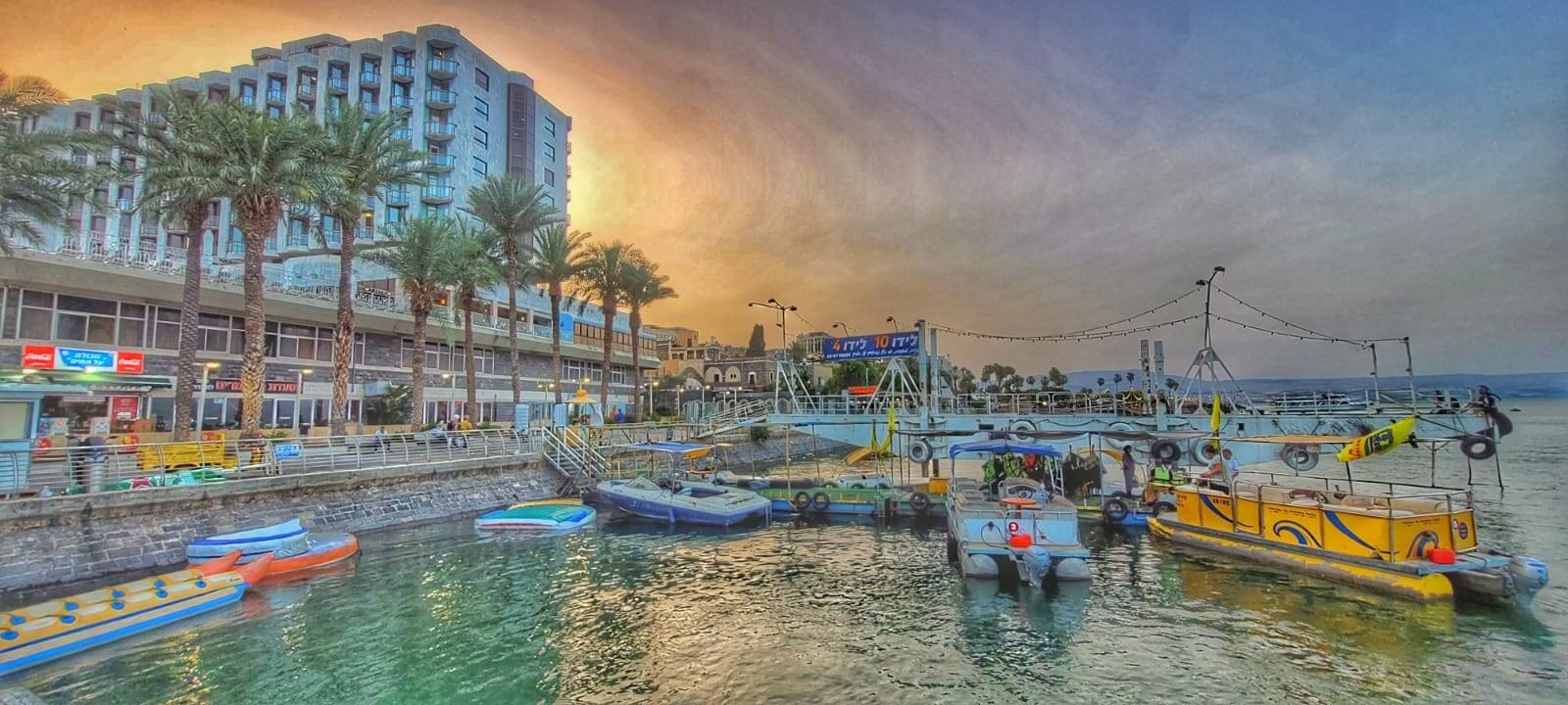 סירות הטיילת טבריה