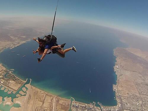 חוויה מרגשת עם אדרנלין בשמיים, צניחה חופשית