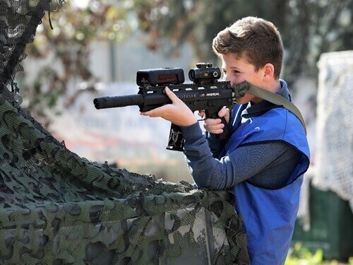 לייזר טאג אדרנלין בשטח 