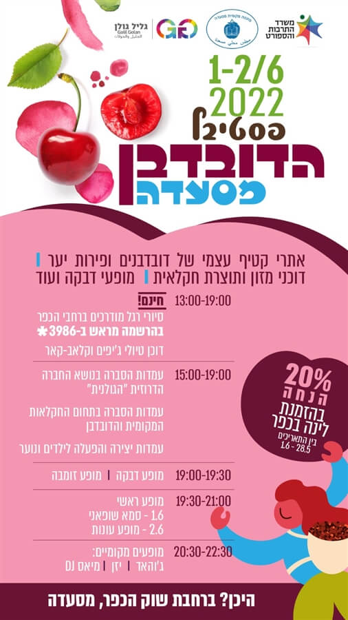 פסטיבל הדובדבן מסעדה 