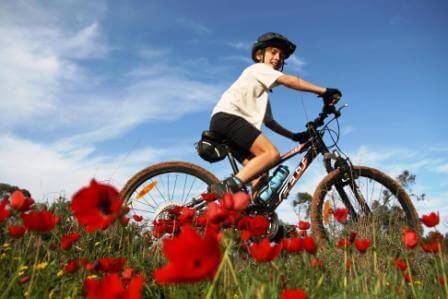 שבילים המתאימים לרכיבה (צילום רפי בביאן)