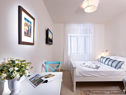 החדר הקלאסי במלון בוטיק קלמה