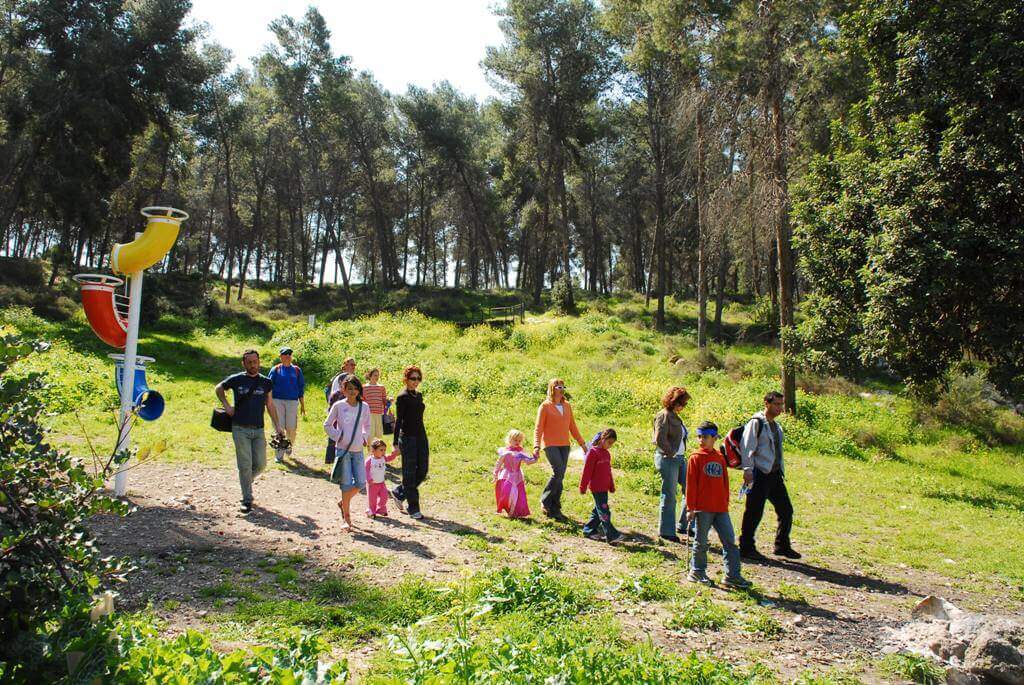 טיול משפחות ביער המלכים. צילום: יח"צ קק"ל