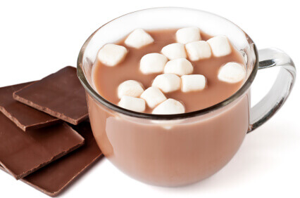 קוביות מרשמלו בשוקו חם. הפתעה משמחת ליום קריר